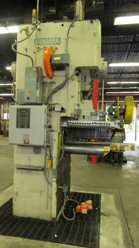 Photo #69 of SURPLUS ASSETS FORMERLY OF RUBBERMAID PRODUCTS, INCLUDING: RAS FLEXIBEND CNC FOLDER, MINSTER PIECEMAKER HIGH SPEED PRESS, HPM TRIPLE ACTION HYDRAULIC PRESS, NIAGARA POWER SQUARING SHEAR, SPOT WELDERS, (2) TCM FORKLIFTS, (8) MILFORD & TOWNSEND RIVET