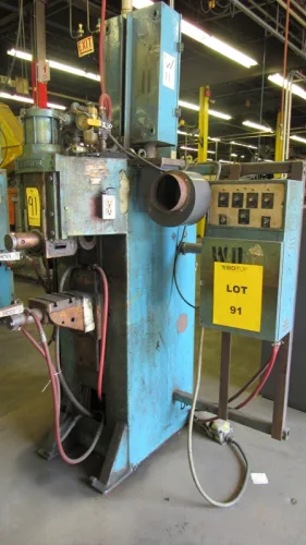 Photo #83 of SURPLUS ASSETS FORMERLY OF RUBBERMAID PRODUCTS, INCLUDING: RAS FLEXIBEND CNC FOLDER, MINSTER PIECEMAKER HIGH SPEED PRESS, HPM TRIPLE ACTION HYDRAULIC PRESS, NIAGARA POWER SQUARING SHEAR, SPOT WELDERS, (2) TCM FORKLIFTS, (8) MILFORD & TOWNSEND RIVET