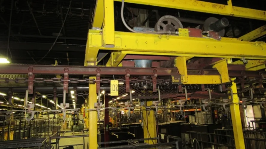 Photo #85 of SURPLUS ASSETS FORMERLY OF RUBBERMAID PRODUCTS, INCLUDING: RAS FLEXIBEND CNC FOLDER, MINSTER PIECEMAKER HIGH SPEED PRESS, HPM TRIPLE ACTION HYDRAULIC PRESS, NIAGARA POWER SQUARING SHEAR, SPOT WELDERS, (2) TCM FORKLIFTS, (8) MILFORD & TOWNSEND RIVET