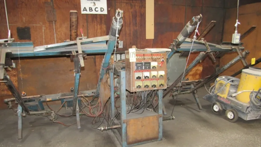 Photo #101 of SURPLUS ASSETS FORMERLY OF RUBBERMAID PRODUCTS, INCLUDING: RAS FLEXIBEND CNC FOLDER, MINSTER PIECEMAKER HIGH SPEED PRESS, HPM TRIPLE ACTION HYDRAULIC PRESS, NIAGARA POWER SQUARING SHEAR, SPOT WELDERS, (2) TCM FORKLIFTS, (8) MILFORD & TOWNSEND RIVET