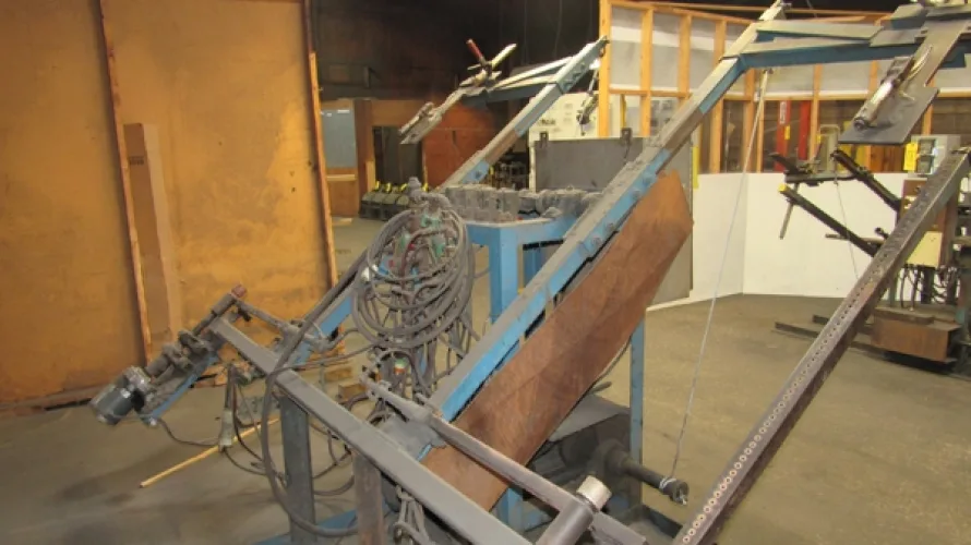 Photo #105 of SURPLUS ASSETS FORMERLY OF RUBBERMAID PRODUCTS, INCLUDING: RAS FLEXIBEND CNC FOLDER, MINSTER PIECEMAKER HIGH SPEED PRESS, HPM TRIPLE ACTION HYDRAULIC PRESS, NIAGARA POWER SQUARING SHEAR, SPOT WELDERS, (2) TCM FORKLIFTS, (8) MILFORD & TOWNSEND RIVET