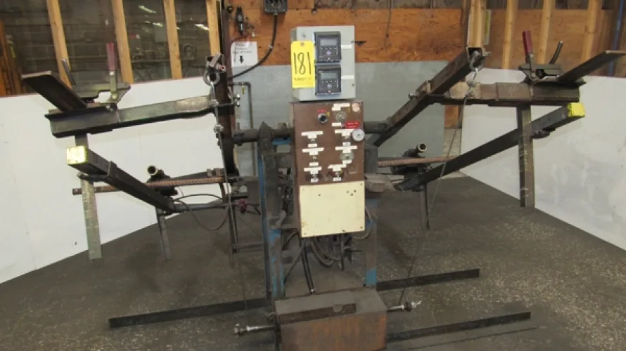 Photo #106 of SURPLUS ASSETS FORMERLY OF RUBBERMAID PRODUCTS, INCLUDING: RAS FLEXIBEND CNC FOLDER, MINSTER PIECEMAKER HIGH SPEED PRESS, HPM TRIPLE ACTION HYDRAULIC PRESS, NIAGARA POWER SQUARING SHEAR, SPOT WELDERS, (2) TCM FORKLIFTS, (8) MILFORD & TOWNSEND RIVET