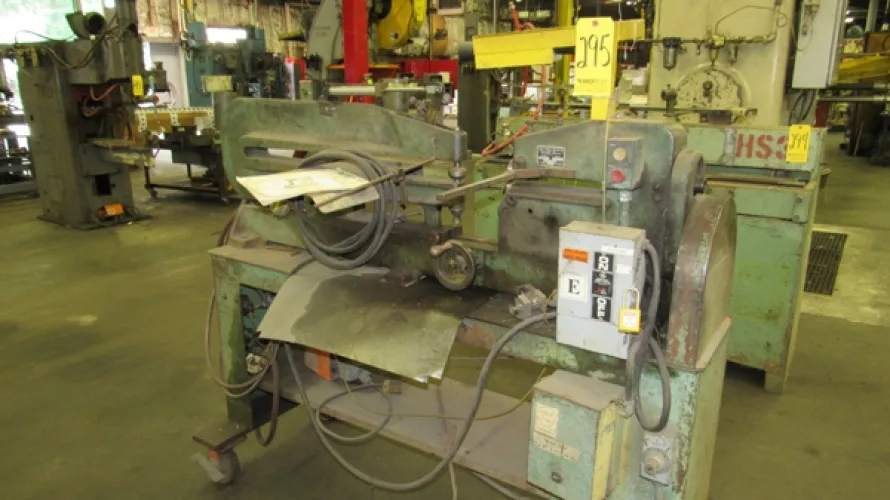 Photo #163 of SURPLUS ASSETS FORMERLY OF RUBBERMAID PRODUCTS, INCLUDING: RAS FLEXIBEND CNC FOLDER, MINSTER PIECEMAKER HIGH SPEED PRESS, HPM TRIPLE ACTION HYDRAULIC PRESS, NIAGARA POWER SQUARING SHEAR, SPOT WELDERS, (2) TCM FORKLIFTS, (8) MILFORD & TOWNSEND RIVET