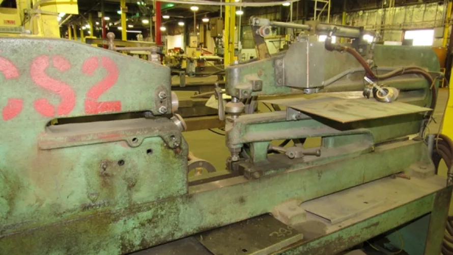 Photo #164 of SURPLUS ASSETS FORMERLY OF RUBBERMAID PRODUCTS, INCLUDING: RAS FLEXIBEND CNC FOLDER, MINSTER PIECEMAKER HIGH SPEED PRESS, HPM TRIPLE ACTION HYDRAULIC PRESS, NIAGARA POWER SQUARING SHEAR, SPOT WELDERS, (2) TCM FORKLIFTS, (8) MILFORD & TOWNSEND RIVET