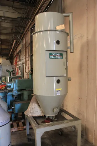 Photo #1 of SURPLUS ASSETS TO THE ONGOING NEEDS OF PLASTIC DRESS-UP COMPANY:  SILOS, UNA-DYN DRYERS, CONAIR HOPPERS & THERMOLATORS, STOKES VACUUM METALIZER, HANSVEDT EDM, SUPPORT EQUIPMENT & MUCH MORE