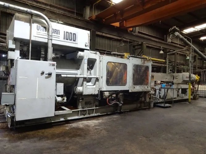 Photo #1 of POLYVULC USA, INC. - MODERN RUBBER AND PLASTIC RECYCLING EQUIPMENT INCLUDING 6" DAVIS MERRITT EXTRUSION RECYCLING LINE, INJECTION MOLDERS TO 1,000 TON X 400 OZ., VECOPLAN SHREDDERS, SILOS, CRACKER MILL & RECYCLING LINE PARTS & SUPPORT EQUIPMENT