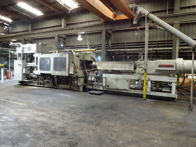 Photo #5 of POLYVULC USA, INC. - MODERN RUBBER AND PLASTIC RECYCLING EQUIPMENT INCLUDING 6" DAVIS MERRITT EXTRUSION RECYCLING LINE, INJECTION MOLDERS TO 1,000 TON X 400 OZ., VECOPLAN SHREDDERS, SILOS, CRACKER MILL & RECYCLING LINE PARTS & SUPPORT EQUIPMENT
