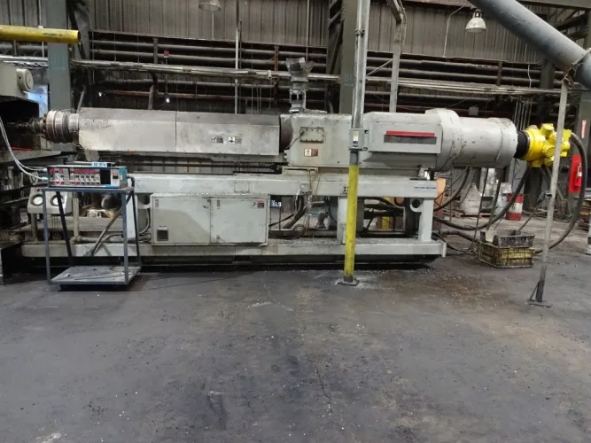 Photo #6 of POLYVULC USA, INC. - MODERN RUBBER AND PLASTIC RECYCLING EQUIPMENT INCLUDING 6" DAVIS MERRITT EXTRUSION RECYCLING LINE, INJECTION MOLDERS TO 1,000 TON X 400 OZ., VECOPLAN SHREDDERS, SILOS, CRACKER MILL & RECYCLING LINE PARTS & SUPPORT EQUIPMENT