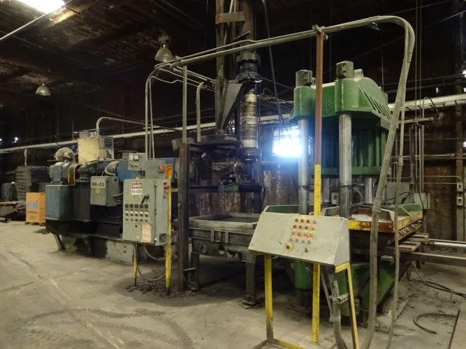 Photo #13 of POLYVULC USA, INC. - MODERN RUBBER AND PLASTIC RECYCLING EQUIPMENT INCLUDING 6" DAVIS MERRITT EXTRUSION RECYCLING LINE, INJECTION MOLDERS TO 1,000 TON X 400 OZ., VECOPLAN SHREDDERS, SILOS, CRACKER MILL & RECYCLING LINE PARTS & SUPPORT EQUIPMENT