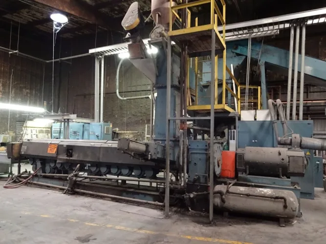 Photo #21 of POLYVULC USA, INC. - MODERN RUBBER AND PLASTIC RECYCLING EQUIPMENT INCLUDING 6" DAVIS MERRITT EXTRUSION RECYCLING LINE, INJECTION MOLDERS TO 1,000 TON X 400 OZ., VECOPLAN SHREDDERS, SILOS, CRACKER MILL & RECYCLING LINE PARTS & SUPPORT EQUIPMENT