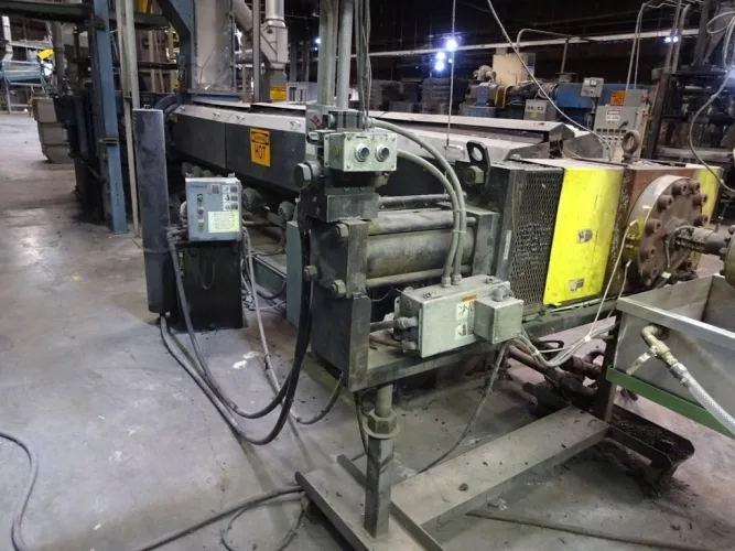 Photo #27 of POLYVULC USA, INC. - MODERN RUBBER AND PLASTIC RECYCLING EQUIPMENT INCLUDING 6" DAVIS MERRITT EXTRUSION RECYCLING LINE, INJECTION MOLDERS TO 1,000 TON X 400 OZ., VECOPLAN SHREDDERS, SILOS, CRACKER MILL & RECYCLING LINE PARTS & SUPPORT EQUIPMENT