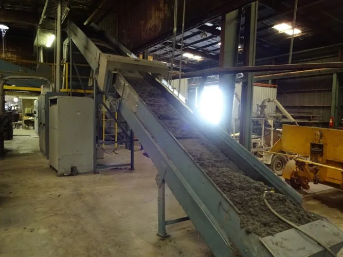 Photo #32 of POLYVULC USA, INC. - MODERN RUBBER AND PLASTIC RECYCLING EQUIPMENT INCLUDING 6" DAVIS MERRITT EXTRUSION RECYCLING LINE, INJECTION MOLDERS TO 1,000 TON X 400 OZ., VECOPLAN SHREDDERS, SILOS, CRACKER MILL & RECYCLING LINE PARTS & SUPPORT EQUIPMENT