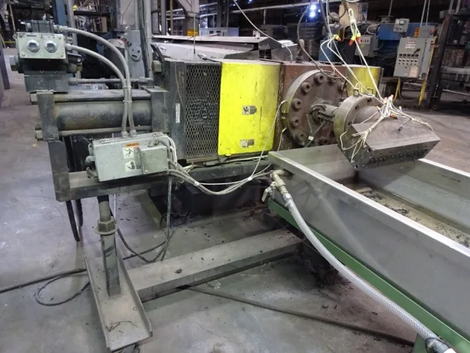 Photo #35 of POLYVULC USA, INC. - MODERN RUBBER AND PLASTIC RECYCLING EQUIPMENT INCLUDING 6" DAVIS MERRITT EXTRUSION RECYCLING LINE, INJECTION MOLDERS TO 1,000 TON X 400 OZ., VECOPLAN SHREDDERS, SILOS, CRACKER MILL & RECYCLING LINE PARTS & SUPPORT EQUIPMENT