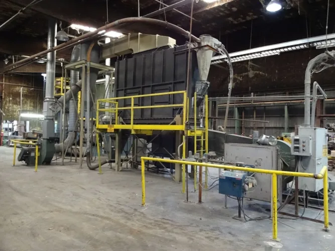 Photo #39 of POLYVULC USA, INC. - MODERN RUBBER AND PLASTIC RECYCLING EQUIPMENT INCLUDING 6" DAVIS MERRITT EXTRUSION RECYCLING LINE, INJECTION MOLDERS TO 1,000 TON X 400 OZ., VECOPLAN SHREDDERS, SILOS, CRACKER MILL & RECYCLING LINE PARTS & SUPPORT EQUIPMENT