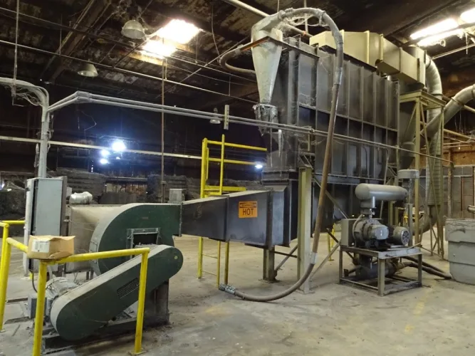 Photo #43 of POLYVULC USA, INC. - MODERN RUBBER AND PLASTIC RECYCLING EQUIPMENT INCLUDING 6" DAVIS MERRITT EXTRUSION RECYCLING LINE, INJECTION MOLDERS TO 1,000 TON X 400 OZ., VECOPLAN SHREDDERS, SILOS, CRACKER MILL & RECYCLING LINE PARTS & SUPPORT EQUIPMENT