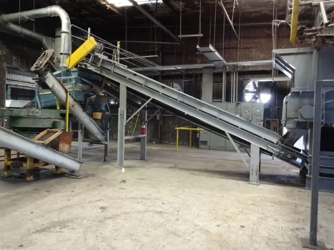 Photo #59 of POLYVULC USA, INC. - MODERN RUBBER AND PLASTIC RECYCLING EQUIPMENT INCLUDING 6" DAVIS MERRITT EXTRUSION RECYCLING LINE, INJECTION MOLDERS TO 1,000 TON X 400 OZ., VECOPLAN SHREDDERS, SILOS, CRACKER MILL & RECYCLING LINE PARTS & SUPPORT EQUIPMENT