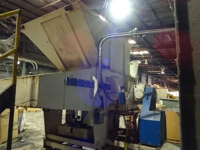Photo #66 of POLYVULC USA, INC. - MODERN RUBBER AND PLASTIC RECYCLING EQUIPMENT INCLUDING 6" DAVIS MERRITT EXTRUSION RECYCLING LINE, INJECTION MOLDERS TO 1,000 TON X 400 OZ., VECOPLAN SHREDDERS, SILOS, CRACKER MILL & RECYCLING LINE PARTS & SUPPORT EQUIPMENT