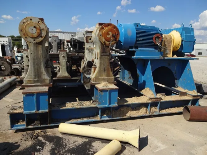 Photo #90 of POLYVULC USA, INC. - MODERN RUBBER AND PLASTIC RECYCLING EQUIPMENT INCLUDING 6" DAVIS MERRITT EXTRUSION RECYCLING LINE, INJECTION MOLDERS TO 1,000 TON X 400 OZ., VECOPLAN SHREDDERS, SILOS, CRACKER MILL & RECYCLING LINE PARTS & SUPPORT EQUIPMENT