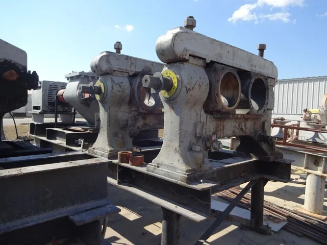 Photo #95 of POLYVULC USA, INC. - MODERN RUBBER AND PLASTIC RECYCLING EQUIPMENT INCLUDING 6" DAVIS MERRITT EXTRUSION RECYCLING LINE, INJECTION MOLDERS TO 1,000 TON X 400 OZ., VECOPLAN SHREDDERS, SILOS, CRACKER MILL & RECYCLING LINE PARTS & SUPPORT EQUIPMENT