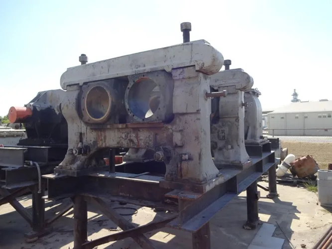 Photo #96 of POLYVULC USA, INC. - MODERN RUBBER AND PLASTIC RECYCLING EQUIPMENT INCLUDING 6" DAVIS MERRITT EXTRUSION RECYCLING LINE, INJECTION MOLDERS TO 1,000 TON X 400 OZ., VECOPLAN SHREDDERS, SILOS, CRACKER MILL & RECYCLING LINE PARTS & SUPPORT EQUIPMENT
