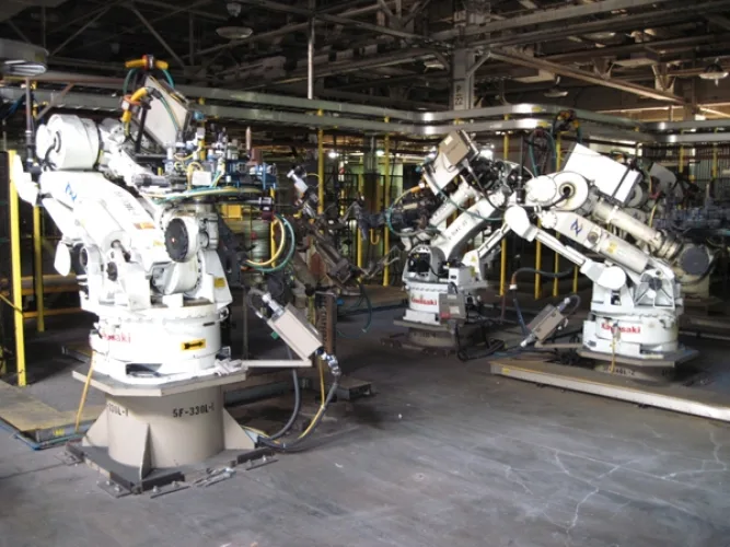 Photo #54 of MAJOR FORMER AUTOMOTIVE STAMPING FACILITY- 25 PRESS LINES TO 4500 TONS: TRANSFER, DOUBLE ACTION, HYDRAULIC, STRAIGHT SIDE, OBI, GAPS, TRYOUT, CRANES: OVERHEAD, MOBILE, STRADDLE, GANTRY CRANES TO 80 TON, 5-AXIS VERTICAL GANTRY MILLING MACHINE, OVER 100 CNC