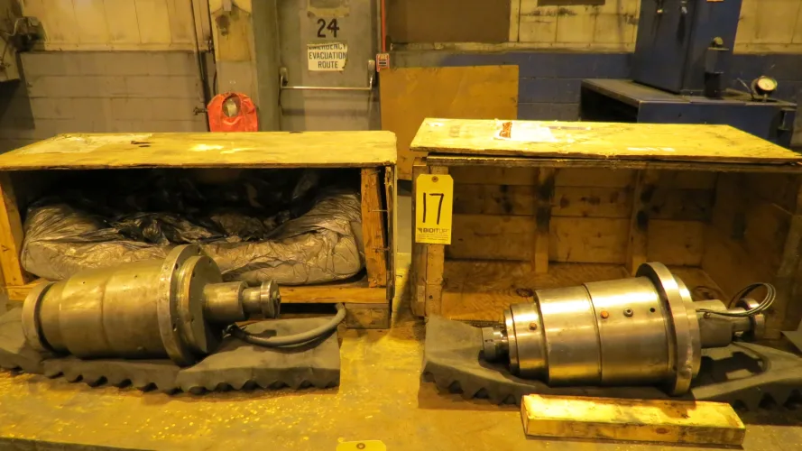 Photo #4 of SURPLUS METALWORKING EQUIPMENT & FURNACES, INCLUDING: 250-TON BLISS PRESS, HYDRAULIC PRESSES, 2004 LK CMM, WHEELABRATOR, ROTARY HEARTH, TEMPERING & HARDING OVENS,  BRIDGE MILL, BANDSAW, CHILLERS, FILTER PRESSES & COMPRESSORS.