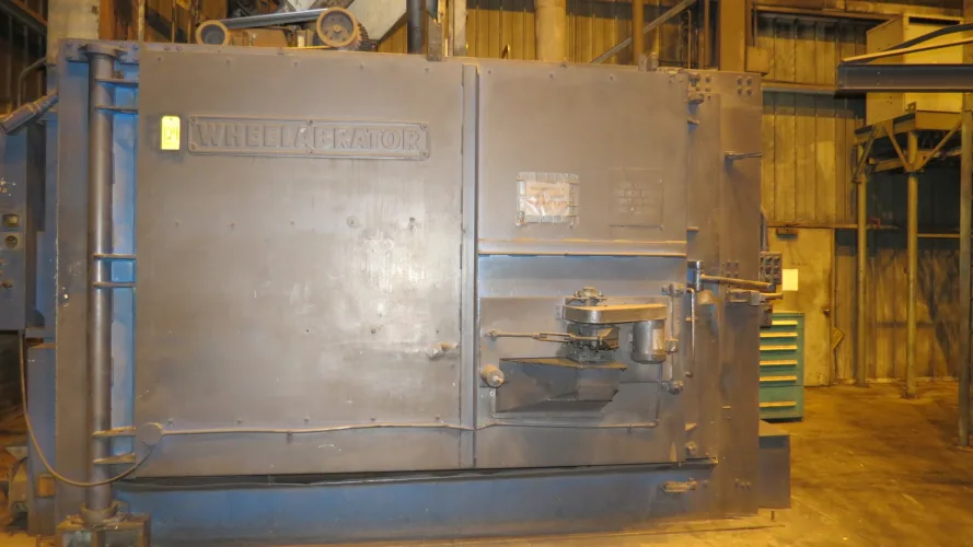 Photo #13 of SURPLUS METALWORKING EQUIPMENT & FURNACES, INCLUDING: 250-TON BLISS PRESS, HYDRAULIC PRESSES, 2004 LK CMM, WHEELABRATOR, ROTARY HEARTH, TEMPERING & HARDING OVENS,  BRIDGE MILL, BANDSAW, CHILLERS, FILTER PRESSES & COMPRESSORS.