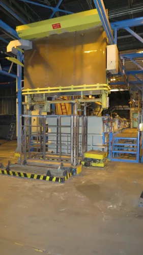 Photo #21 of SURPLUS METALWORKING EQUIPMENT & FURNACES, INCLUDING: 250-TON BLISS PRESS, HYDRAULIC PRESSES, 2004 LK CMM, WHEELABRATOR, ROTARY HEARTH, TEMPERING & HARDING OVENS,  BRIDGE MILL, BANDSAW, CHILLERS, FILTER PRESSES & COMPRESSORS.