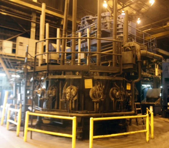Photo #39 of SURPLUS METALWORKING EQUIPMENT & FURNACES, INCLUDING: 250-TON BLISS PRESS, HYDRAULIC PRESSES, 2004 LK CMM, WHEELABRATOR, ROTARY HEARTH, TEMPERING & HARDING OVENS,  BRIDGE MILL, BANDSAW, CHILLERS, FILTER PRESSES & COMPRESSORS.