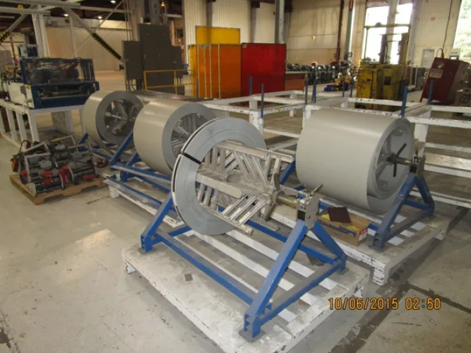 Photo #16 of FORMERLY OF NORTEK AIR SOLUTIONS, FEATURING: AMADA SHEAR, AMADA 20-TON TURRET PRESS, ROLL FORMER CORP ROOF PANEL ROLL FORMER, BOUCHERT SHEET METAL NOTCHER, MILLER WELDERS, OVERHEAD BRIDGE CRANES, ROLLING STOCK, COMPRESSORS, DRYERS & MUCH MORE.