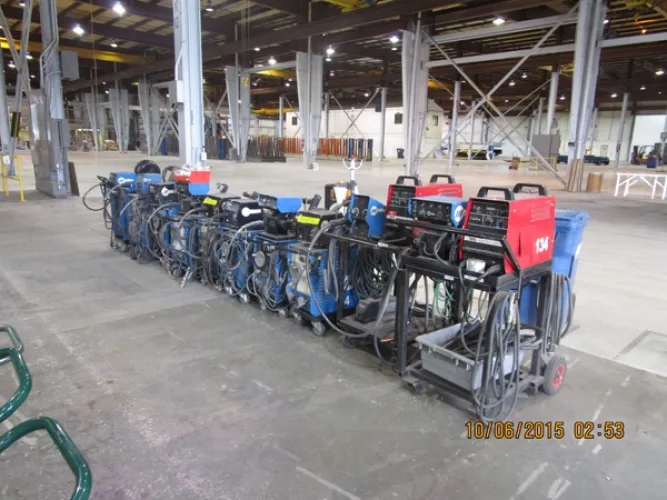 Photo #25 of FORMERLY OF NORTEK AIR SOLUTIONS, FEATURING: AMADA SHEAR, AMADA 20-TON TURRET PRESS, ROLL FORMER CORP ROOF PANEL ROLL FORMER, BOUCHERT SHEET METAL NOTCHER, MILLER WELDERS, OVERHEAD BRIDGE CRANES, ROLLING STOCK, COMPRESSORS, DRYERS & MUCH MORE.