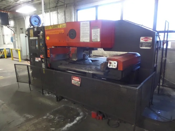 Photo #62 of FORMERLY OF NORTEK AIR SOLUTIONS, FEATURING: AMADA SHEAR, AMADA 20-TON TURRET PRESS, ROLL FORMER CORP ROOF PANEL ROLL FORMER, BOUCHERT SHEET METAL NOTCHER, MILLER WELDERS, OVERHEAD BRIDGE CRANES, ROLLING STOCK, COMPRESSORS, DRYERS & MUCH MORE.