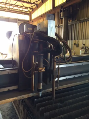 Photo #3 of SHORT NOTICE SALE -  2007 10' X 21' C & G CROSSFIRE ULTRACUT 300 PLASMA SYSTEM, PACIFIC & CINCINNATI PRESS BRAKES, CHURCHILL & TIMESAVER GRINDERS, SAWS, SHEAR, LATHE, MILLS & MUCH MORE