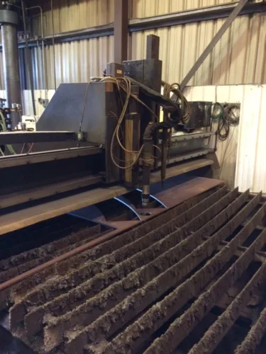Photo #9 of SHORT NOTICE SALE -  2007 10' X 21' C & G CROSSFIRE ULTRACUT 300 PLASMA SYSTEM, PACIFIC & CINCINNATI PRESS BRAKES, CHURCHILL & TIMESAVER GRINDERS, SAWS, SHEAR, LATHE, MILLS & MUCH MORE