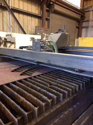 Photo #14 of SHORT NOTICE SALE -  2007 10' X 21' C & G CROSSFIRE ULTRACUT 300 PLASMA SYSTEM, PACIFIC & CINCINNATI PRESS BRAKES, CHURCHILL & TIMESAVER GRINDERS, SAWS, SHEAR, LATHE, MILLS & MUCH MORE
