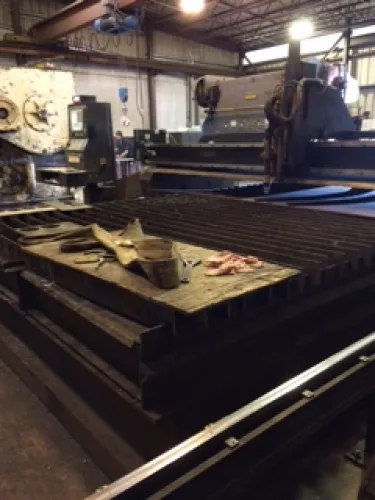 Photo #18 of SHORT NOTICE SALE -  2007 10' X 21' C & G CROSSFIRE ULTRACUT 300 PLASMA SYSTEM, PACIFIC & CINCINNATI PRESS BRAKES, CHURCHILL & TIMESAVER GRINDERS, SAWS, SHEAR, LATHE, MILLS & MUCH MORE