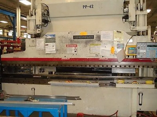 Photo #34 of SHORT NOTICE SALE -  2007 10' X 21' C & G CROSSFIRE ULTRACUT 300 PLASMA SYSTEM, PACIFIC & CINCINNATI PRESS BRAKES, CHURCHILL & TIMESAVER GRINDERS, SAWS, SHEAR, LATHE, MILLS & MUCH MORE