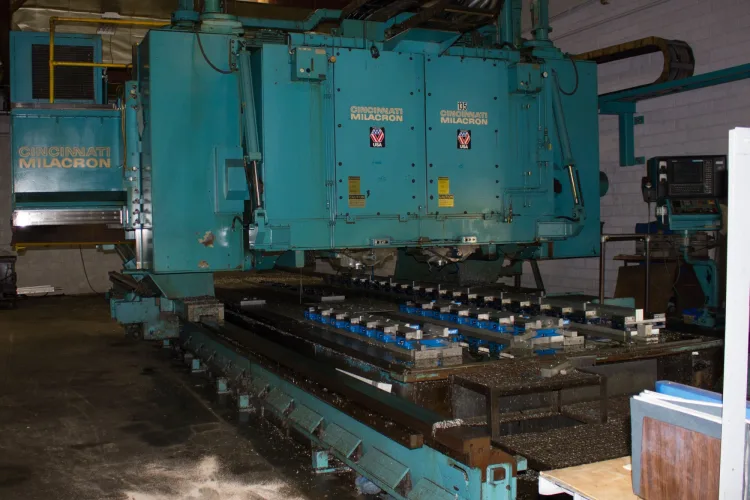 Photo #9 of COMPLETE CLOSURE OF A MULTI-MILLION DOLLAR STATE-OF-THE-ART 5-AXIS CNC AEROSPACE FACILITY - SHEFFIELD MANUFACTURING, INC., FEATURING: 5 AXIS VERTICAL MACHINING CENTERS, PROFILERS, BRIDGE MILLS, MILLING MACHINES, BRAKES, LATHES, TURRET PUNCH PRESS,