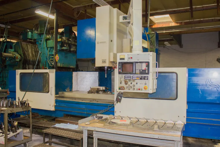 Photo #12 of COMPLETE CLOSURE OF A MULTI-MILLION DOLLAR STATE-OF-THE-ART 5-AXIS CNC AEROSPACE FACILITY - SHEFFIELD MANUFACTURING, INC., FEATURING: 5 AXIS VERTICAL MACHINING CENTERS, PROFILERS, BRIDGE MILLS, MILLING MACHINES, BRAKES, LATHES, TURRET PUNCH PRESS,