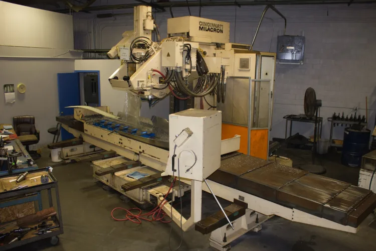 Photo #16 of COMPLETE CLOSURE OF A MULTI-MILLION DOLLAR STATE-OF-THE-ART 5-AXIS CNC AEROSPACE FACILITY - SHEFFIELD MANUFACTURING, INC., FEATURING: 5 AXIS VERTICAL MACHINING CENTERS, PROFILERS, BRIDGE MILLS, MILLING MACHINES, BRAKES, LATHES, TURRET PUNCH PRESS,