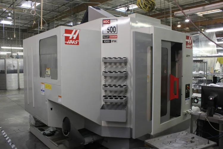 Photo #2 of SURPLUS TO HAECO AMERICAS - FEATURING: 2005 HAAS MDC-500 CNC VERTICAL MACHINING CENTER, GORGEOUS 75 TON BLISS VARI-SPEED OBI PUNCH PRESS, 60 TON ROUSELLE OBI PUNCH PRESS, SAMCO CLICKER PRESS,MILLING MACHINES, DRILL PRESSES, GRINDERS, (11) SEWING MACHINES,