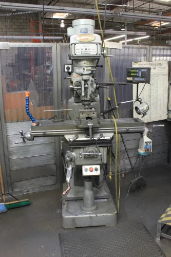 Photo #10 of SURPLUS TO HAECO AMERICAS - FEATURING: 2005 HAAS MDC-500 CNC VERTICAL MACHINING CENTER, GORGEOUS 75 TON BLISS VARI-SPEED OBI PUNCH PRESS, 60 TON ROUSELLE OBI PUNCH PRESS, SAMCO CLICKER PRESS,MILLING MACHINES, DRILL PRESSES, GRINDERS, (11) SEWING MACHINES,