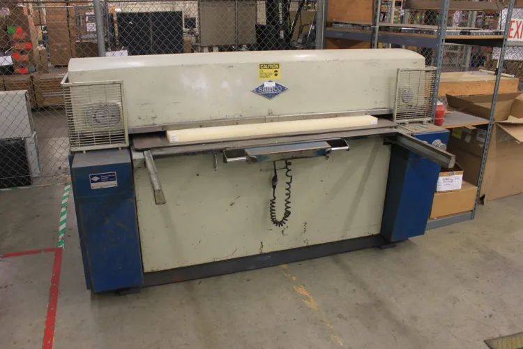 Photo #17 of SURPLUS TO HAECO AMERICAS - FEATURING: 2005 HAAS MDC-500 CNC VERTICAL MACHINING CENTER, GORGEOUS 75 TON BLISS VARI-SPEED OBI PUNCH PRESS, 60 TON ROUSELLE OBI PUNCH PRESS, SAMCO CLICKER PRESS,MILLING MACHINES, DRILL PRESSES, GRINDERS, (11) SEWING MACHINES,