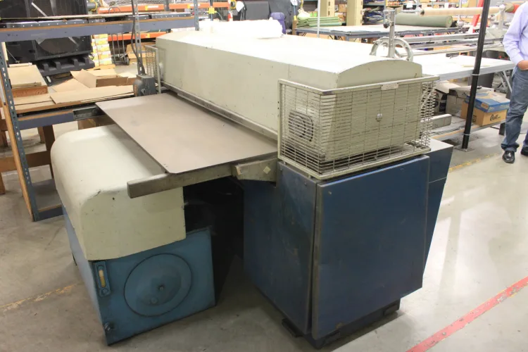Photo #18 of SURPLUS TO HAECO AMERICAS - FEATURING: 2005 HAAS MDC-500 CNC VERTICAL MACHINING CENTER, GORGEOUS 75 TON BLISS VARI-SPEED OBI PUNCH PRESS, 60 TON ROUSELLE OBI PUNCH PRESS, SAMCO CLICKER PRESS,MILLING MACHINES, DRILL PRESSES, GRINDERS, (11) SEWING MACHINES,