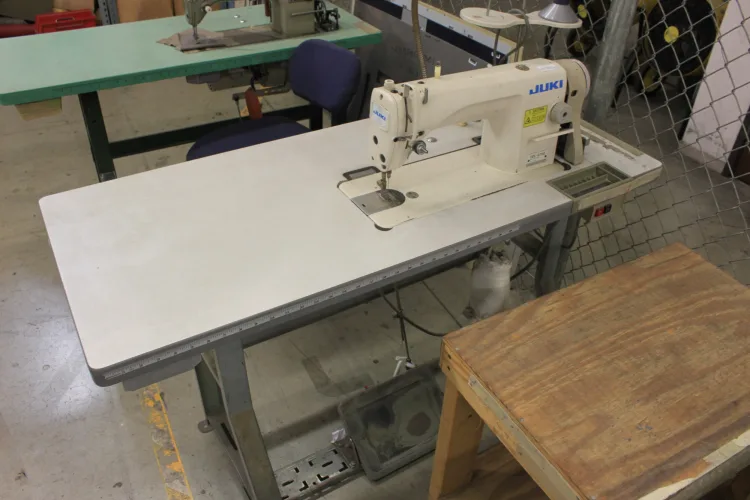 Photo #20 of SURPLUS TO HAECO AMERICAS - FEATURING: 2005 HAAS MDC-500 CNC VERTICAL MACHINING CENTER, GORGEOUS 75 TON BLISS VARI-SPEED OBI PUNCH PRESS, 60 TON ROUSELLE OBI PUNCH PRESS, SAMCO CLICKER PRESS,MILLING MACHINES, DRILL PRESSES, GRINDERS, (11) SEWING MACHINES,