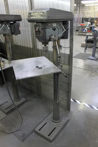 Photo #26 of SURPLUS TO HAECO AMERICAS - FEATURING: 2005 HAAS MDC-500 CNC VERTICAL MACHINING CENTER, GORGEOUS 75 TON BLISS VARI-SPEED OBI PUNCH PRESS, 60 TON ROUSELLE OBI PUNCH PRESS, SAMCO CLICKER PRESS,MILLING MACHINES, DRILL PRESSES, GRINDERS, (11) SEWING MACHINES,