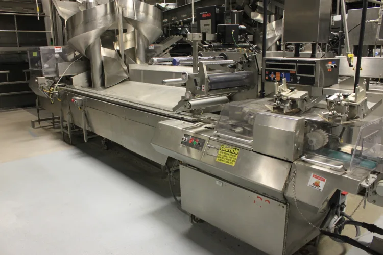 Photo #9 of BAKING & PACKAGING EQUIPMENT FORMERLY OF NESTLE: (2) CPM WOLVERINE 4-ZONE AIR IMPINGEMENT OVENS & (6) FUJI MODEL FW3700 HORIZONTAL FLOW WRAPPERS