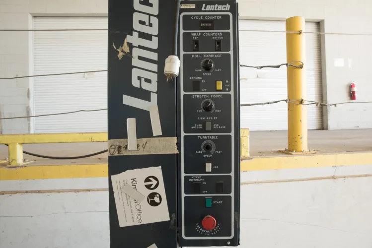 Photo #3 of ASSETS FORMERLY OF KIMBALL INTERNATIONAL: 60" X 12-GA. IOWA PRECISION SLEAR LINE, 10' x 300 TON CINCINNATI PRESS BRAKE, 45 TON BLISS OBI PUNCH PRESS, 35 TON KOMATSU GAP FRAME PRESS, LIKE NEW BANNER SPOT WELDER, LANTECH STRETCH WRAPPER,