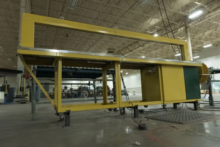 Photo #11 of ASSETS FORMERLY OF KIMBALL INTERNATIONAL: 60" X 12-GA. IOWA PRECISION SLEAR LINE, 10' x 300 TON CINCINNATI PRESS BRAKE, 45 TON BLISS OBI PUNCH PRESS, 35 TON KOMATSU GAP FRAME PRESS, LIKE NEW BANNER SPOT WELDER, LANTECH STRETCH WRAPPER,