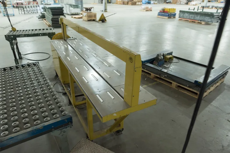 Photo #14 of ASSETS FORMERLY OF KIMBALL INTERNATIONAL: 60" X 12-GA. IOWA PRECISION SLEAR LINE, 10' x 300 TON CINCINNATI PRESS BRAKE, 45 TON BLISS OBI PUNCH PRESS, 35 TON KOMATSU GAP FRAME PRESS, LIKE NEW BANNER SPOT WELDER, LANTECH STRETCH WRAPPER,